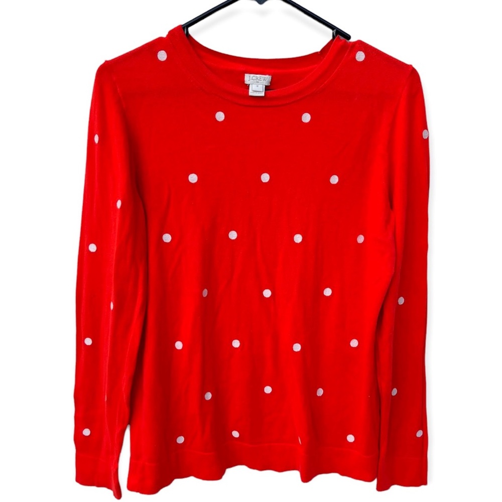 J. Crew woman’s lightweight polka dot sweater